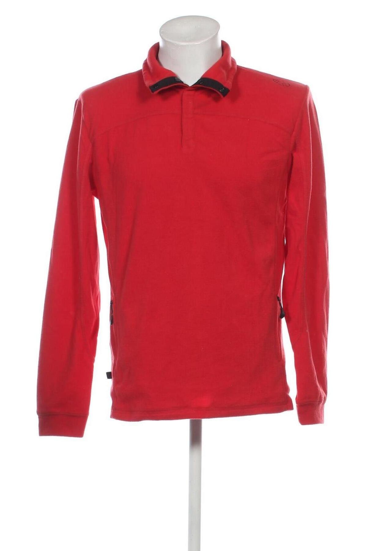 Herren Fleece Shirt Rodeo, Größe M, Farbe Rot, Preis € 14,99