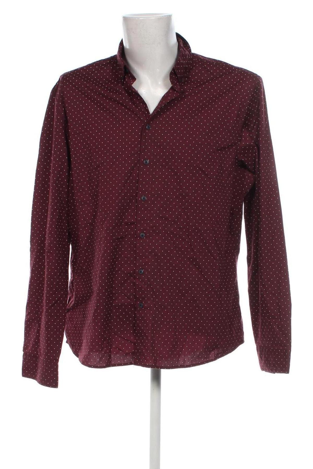 Herrenhemd Angelo Litrico, Größe XXL, Farbe Rot, Preis 8,49 €