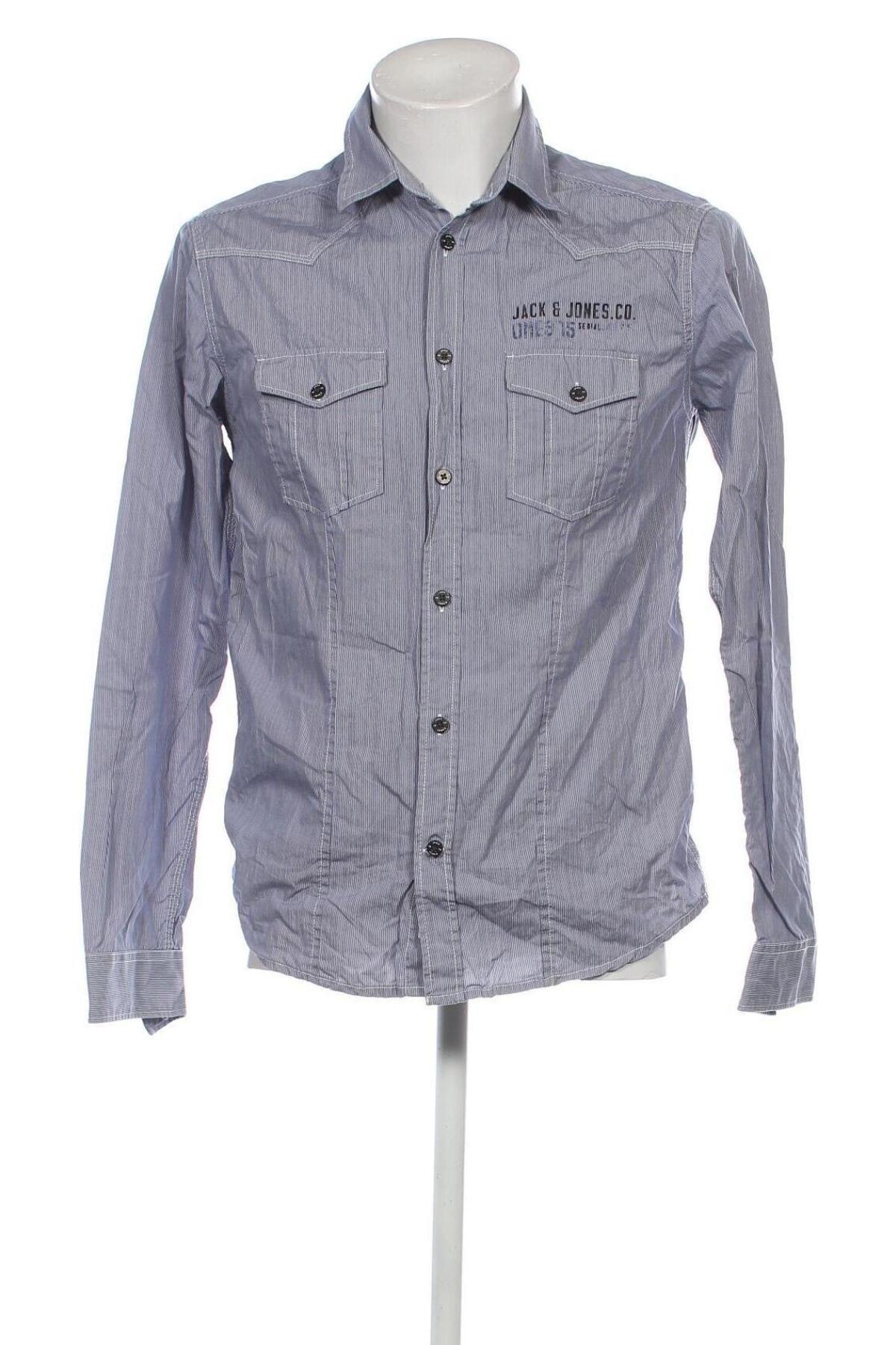 Herrenhemd Core By Jack & Jones, Größe M, Farbe Blau, Preis € 9,99