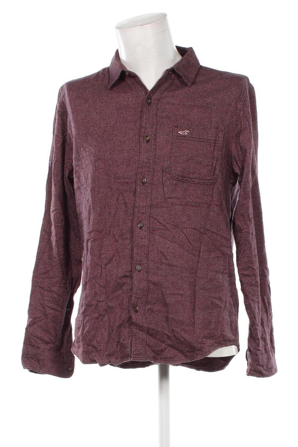 Herrenhemd Hollister, Größe L, Farbe Rot, Preis € 23,99