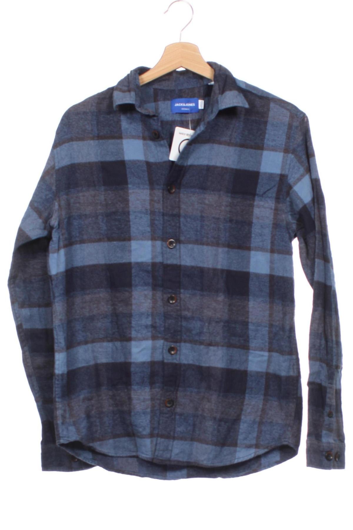 Cămașă de bărbați Jack & Jones, Mărime S, Culoare Albastru, Preț 39,99 Lei