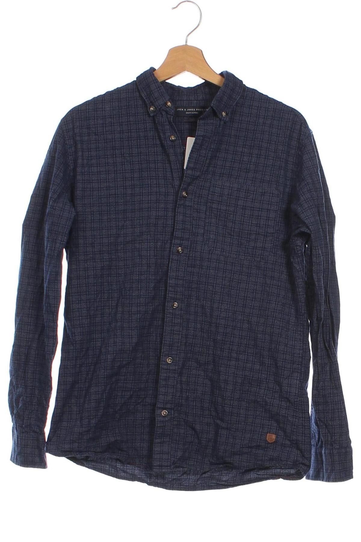 Herrenhemd Jack & Jones PREMIUM, Größe M, Farbe Blau, Preis € 8,99