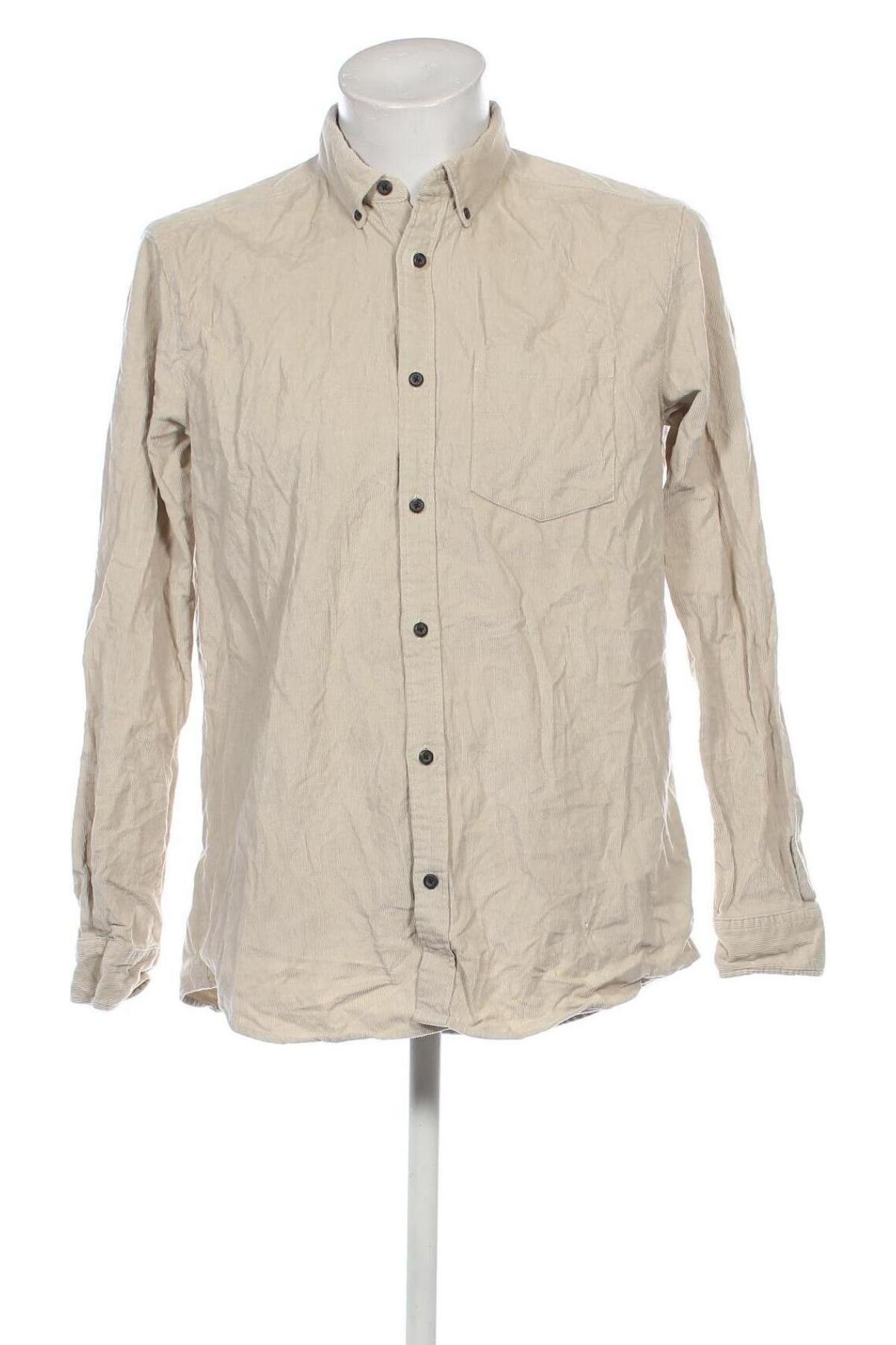 Herrenhemd Only & Sons, Größe L, Farbe Beige, Preis € 7,49