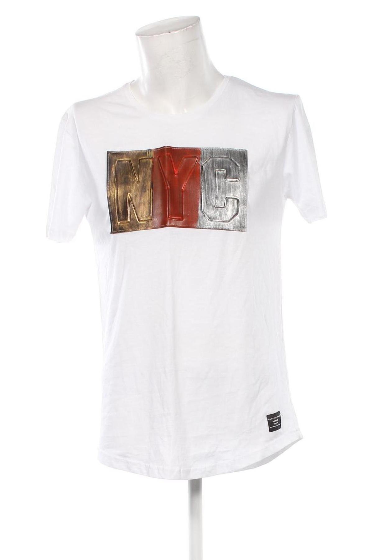 Herren T-Shirt, Größe L, Farbe Weiß, Preis 11,49 €