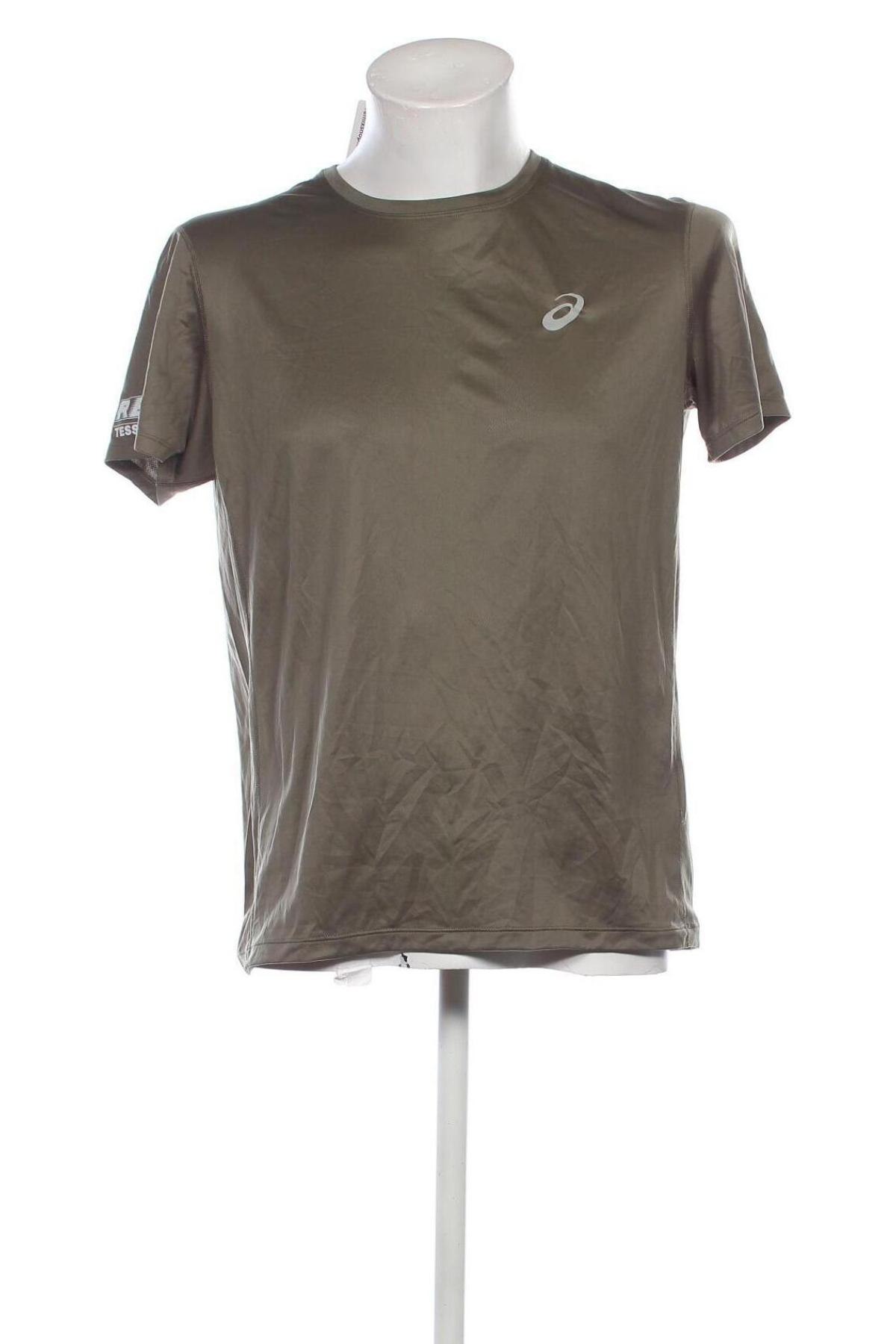 Herren T-Shirt ASICS, Größe L, Farbe Grün, Preis 18,49 €