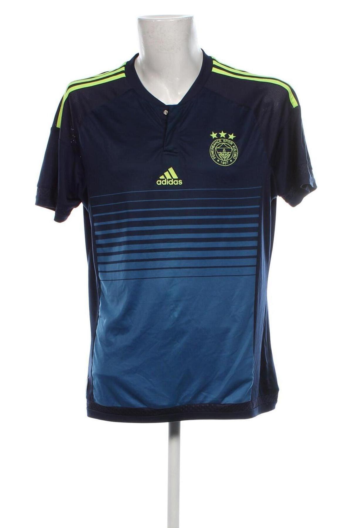 Tricou de bărbați Adidas, Mărime L, Culoare Albastru, Preț 84,99 Lei