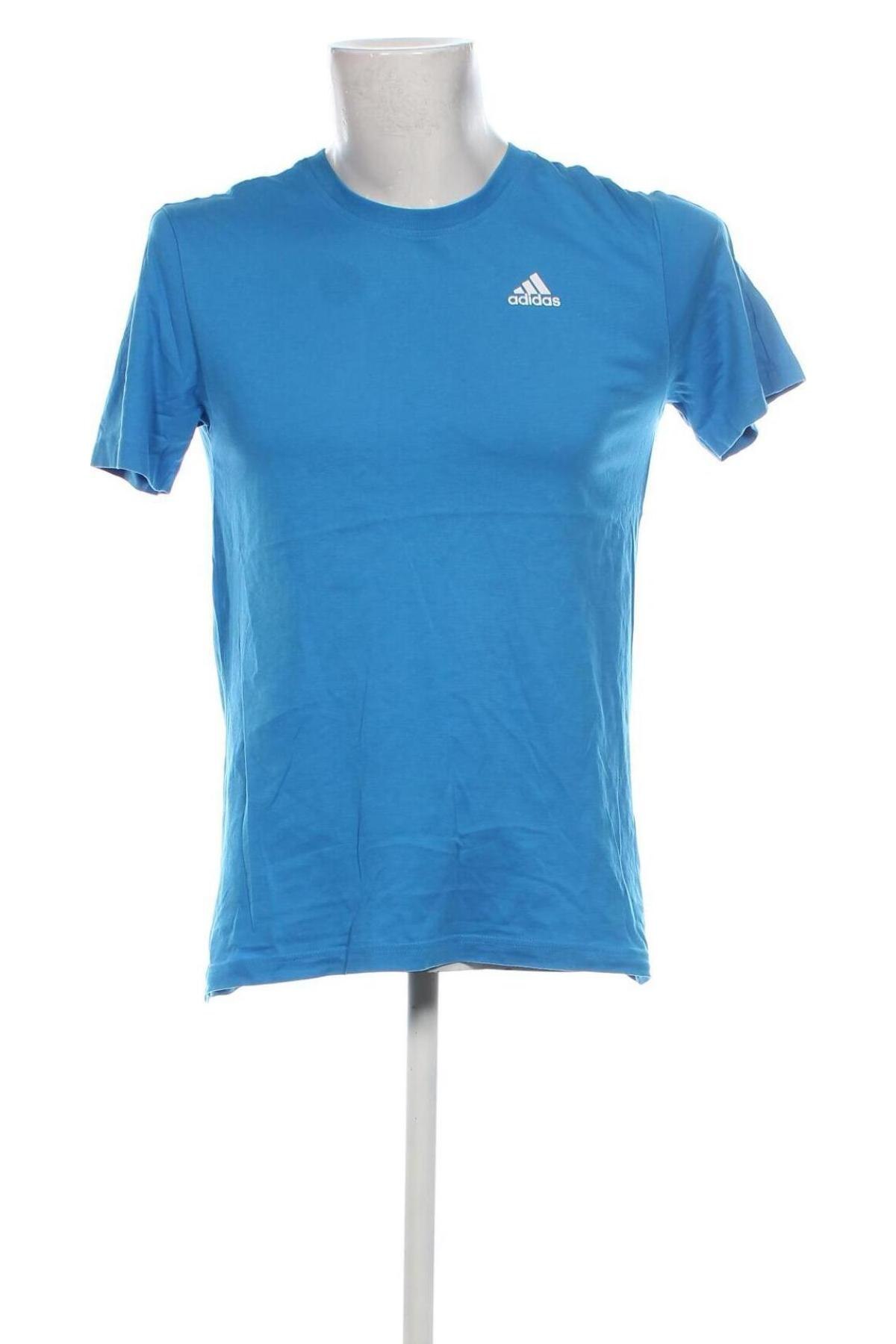 Herren T-Shirt Adidas, Größe S, Farbe Blau, Preis € 9,49