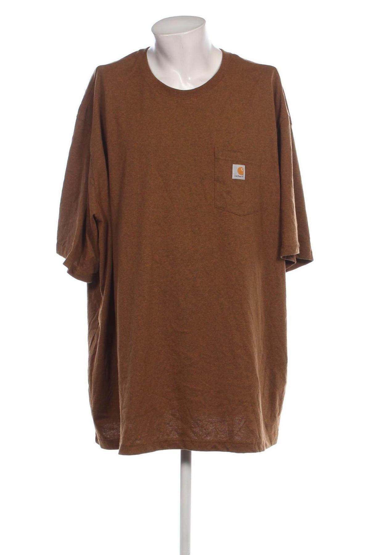 Męski T-shirt Carhartt, Rozmiar 5XL, Kolor Brązowy, Cena 189,99 zł