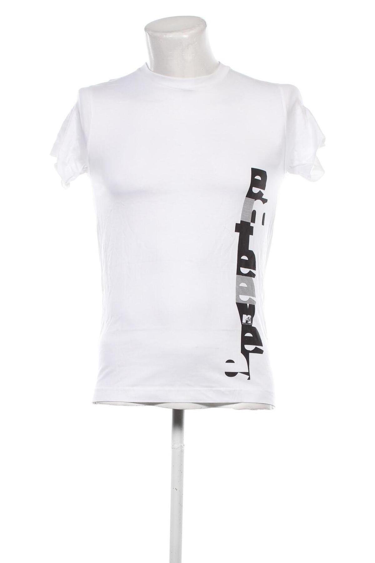 Ανδρικό t-shirt Mtv, Μέγεθος S, Χρώμα Λευκό, Τιμή 7,99 €