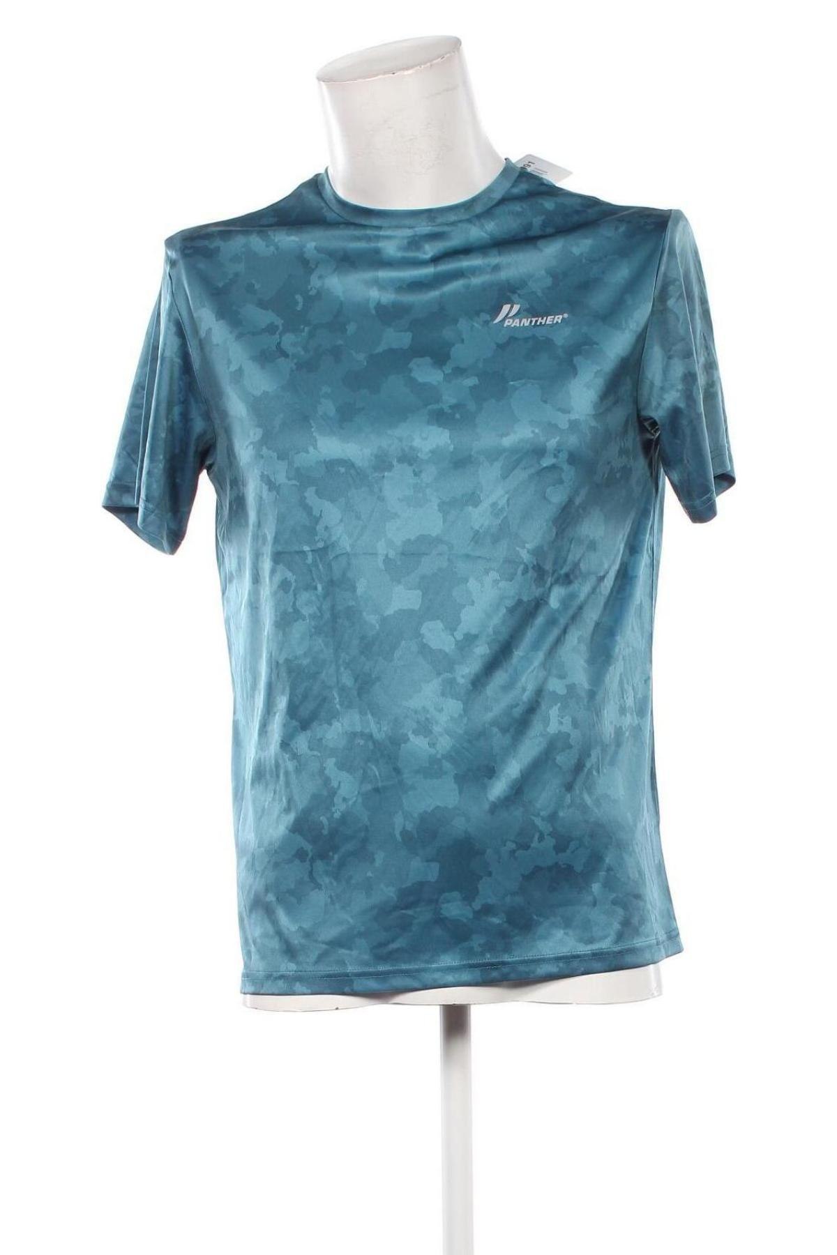 Herren T-Shirt Panther, Größe M, Farbe Blau, Preis 8,49 €