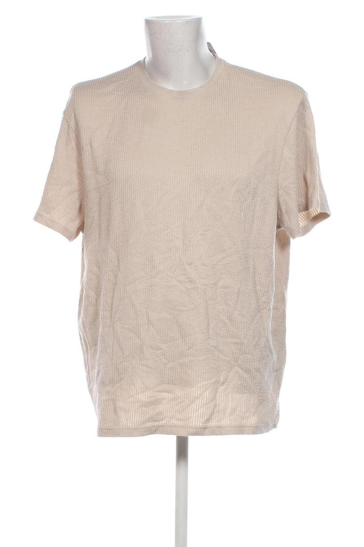 Herren T-Shirt Primark, Größe XXL, Farbe Beige, Preis 8,49 €