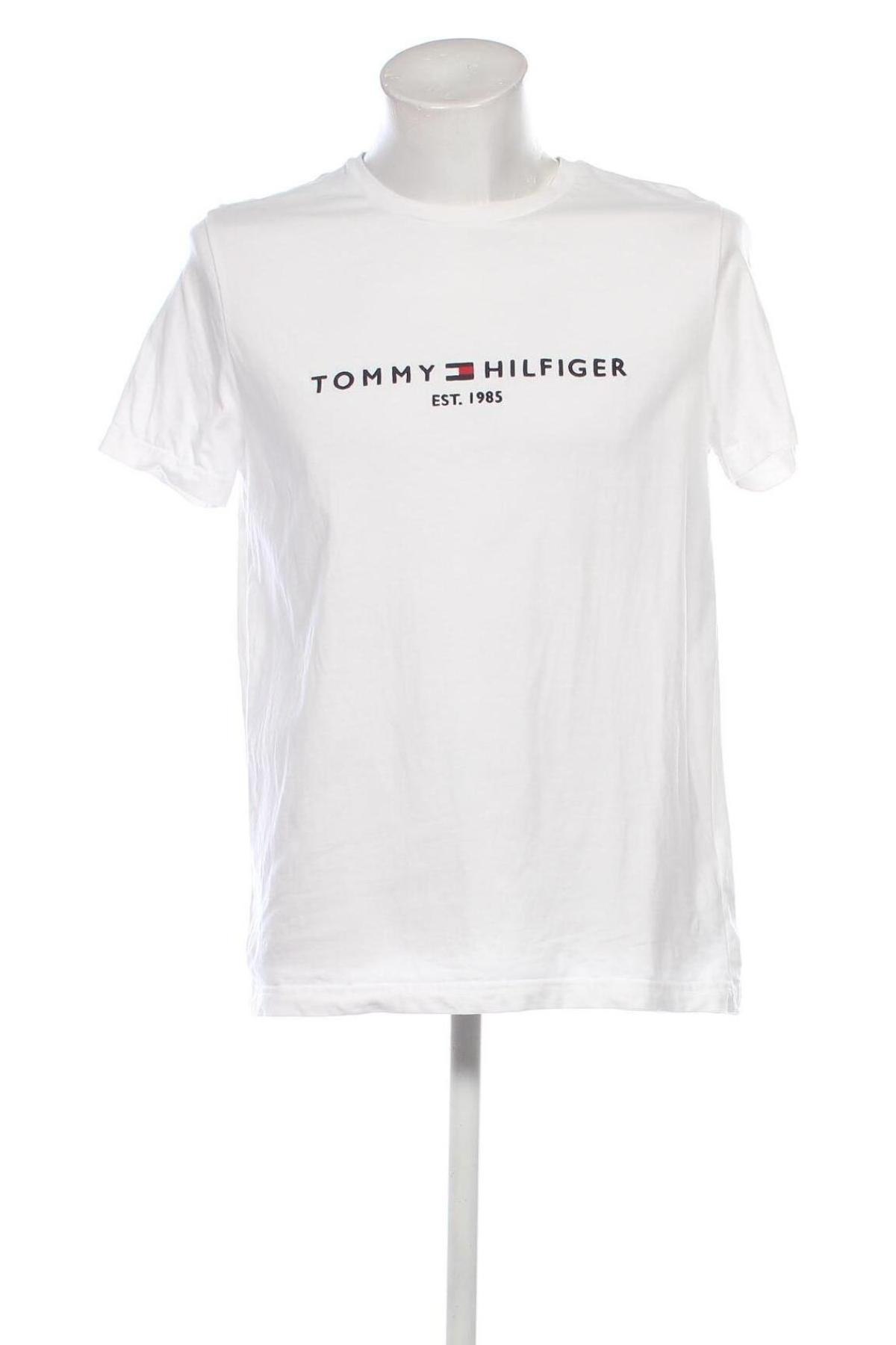 Tricou de bărbați Tommy Hilfiger, Mărime XL, Culoare Alb, Preț 269,99 Lei