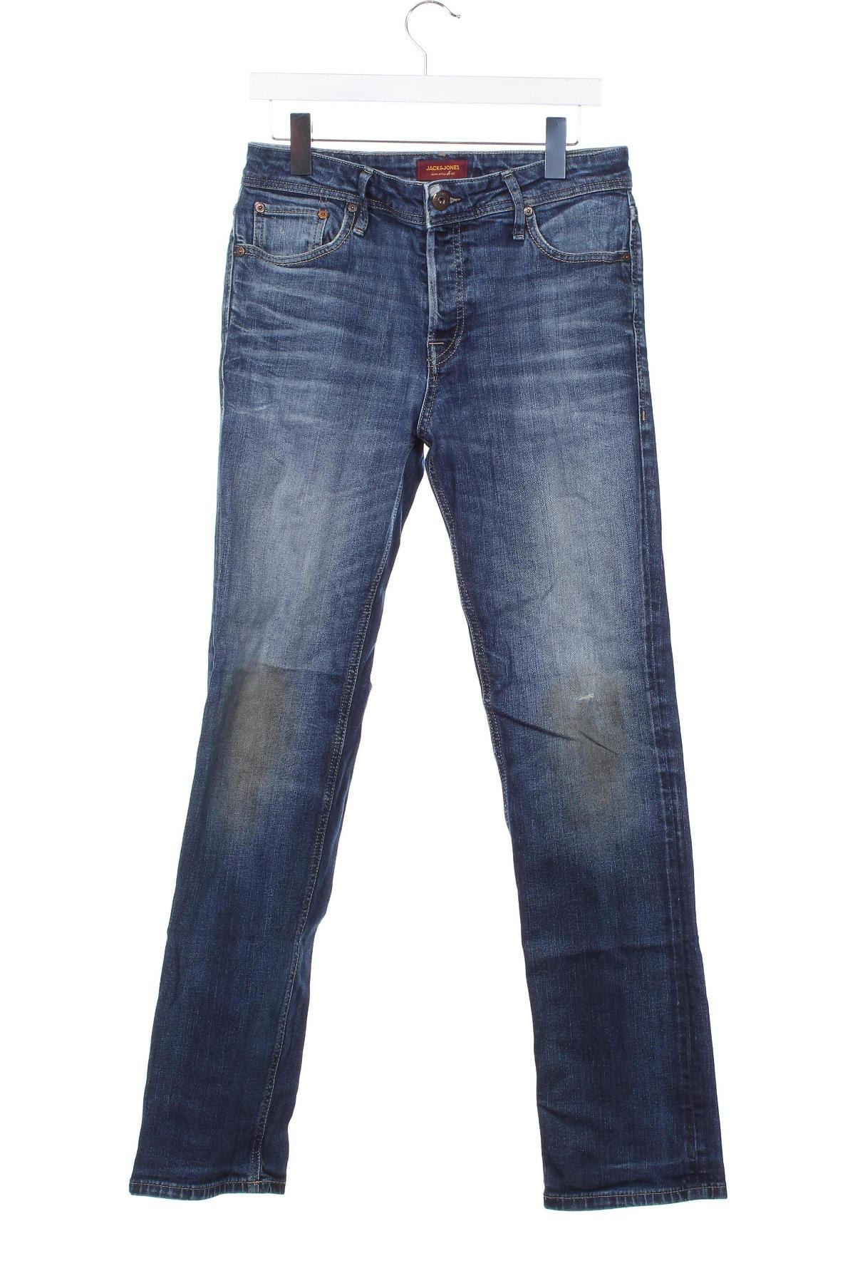 Męskie jeansy Jack & Jones, Rozmiar S, Kolor Niebieski, Cena 100,99 zł