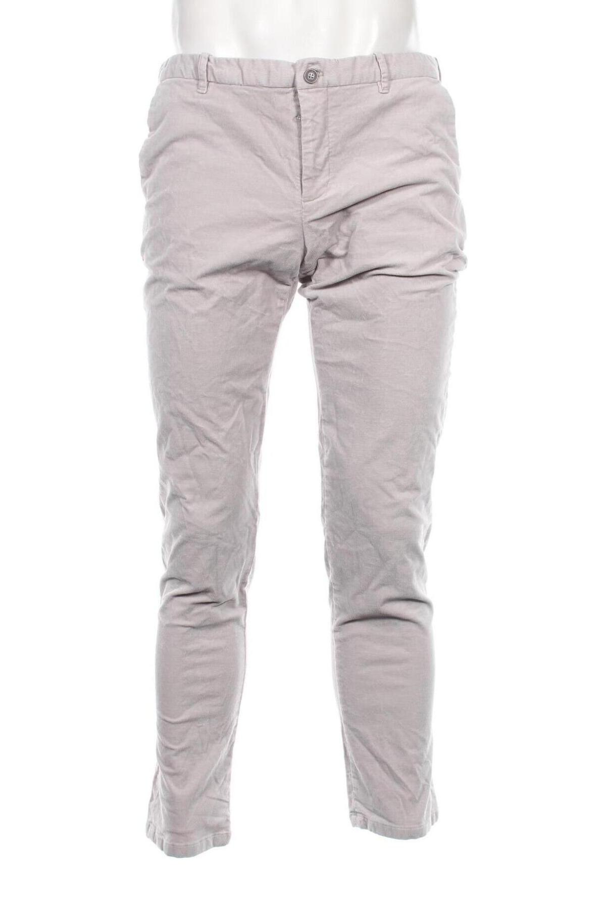 Herren Cordhose Angelo Litrico, Größe L, Farbe Grau, Preis € 15,49