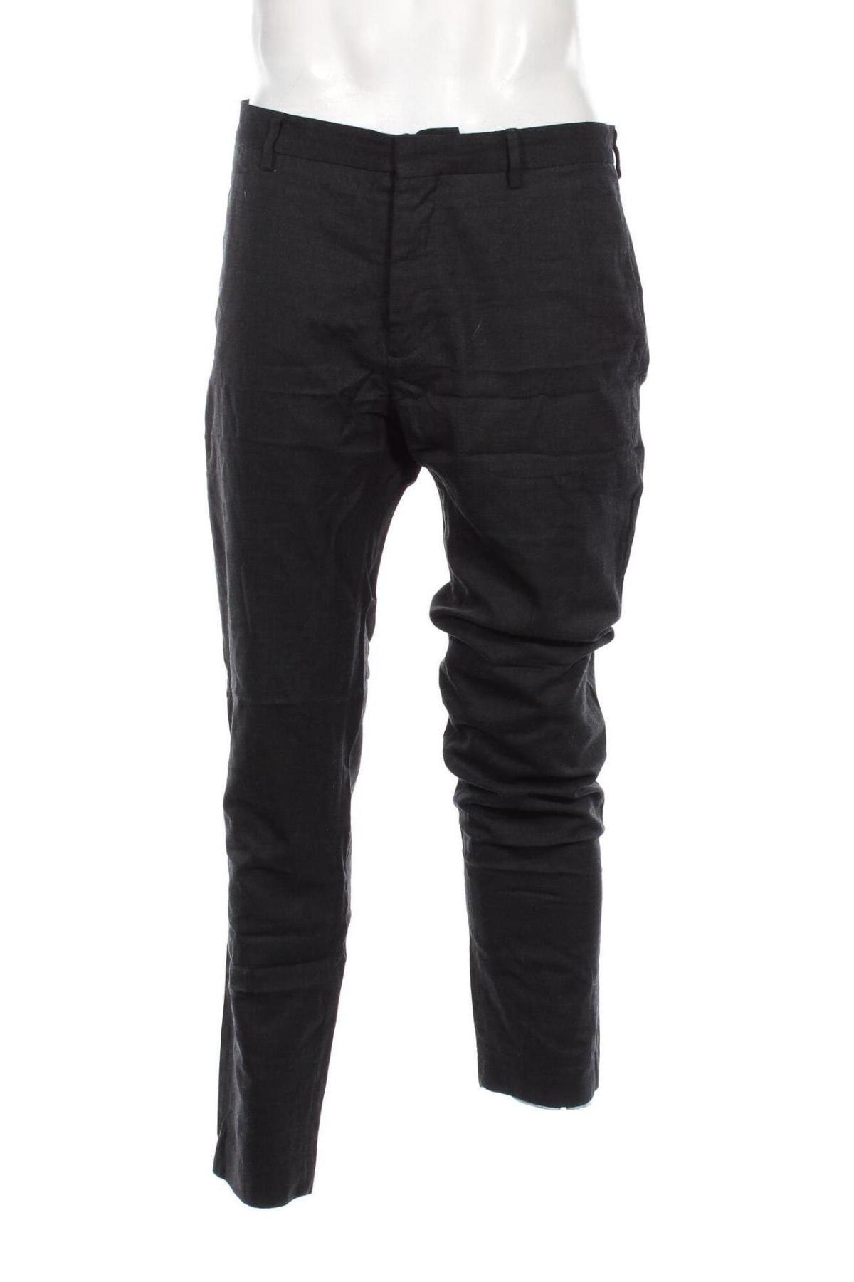 Pantaloni de bărbați H&M, Mărime L, Culoare Negru, Preț 70,99 Lei