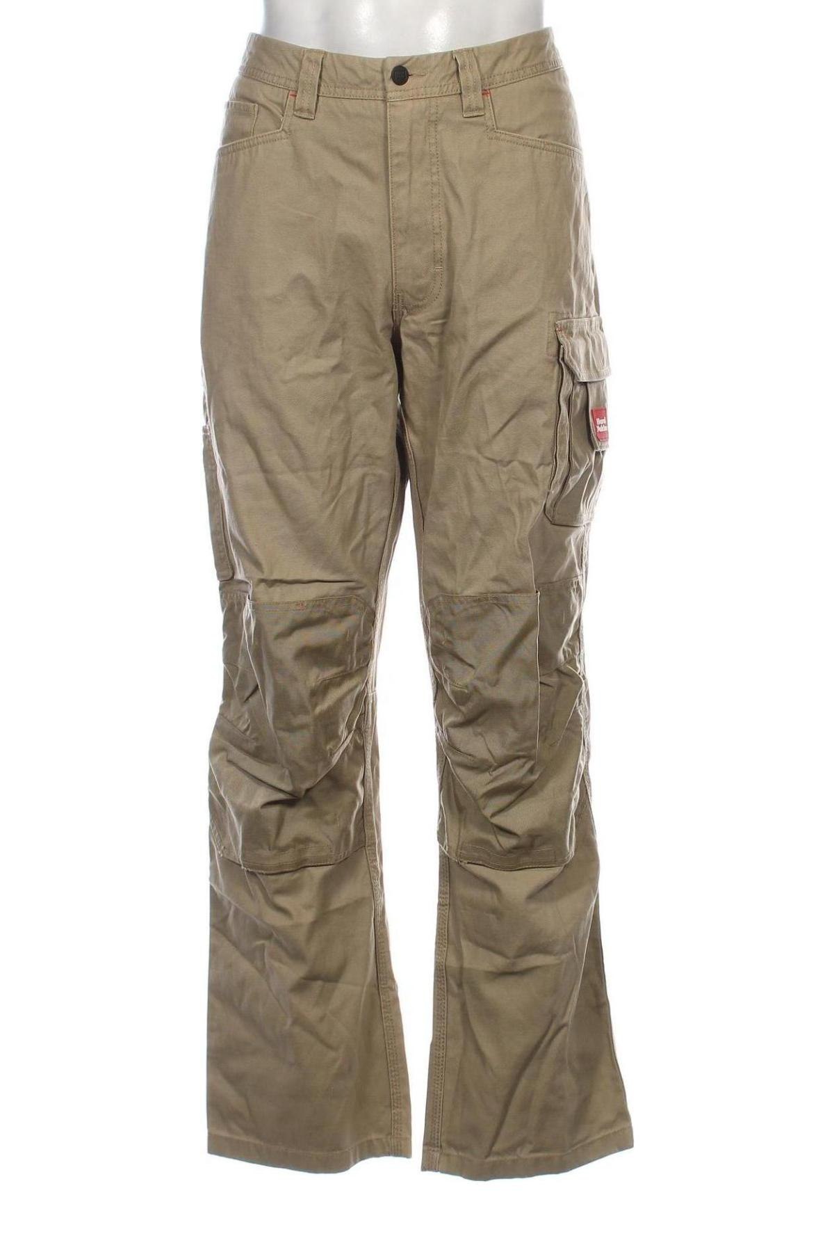 Herrenhose Hard Yakka, Größe L, Farbe Beige, Preis 17,99 €