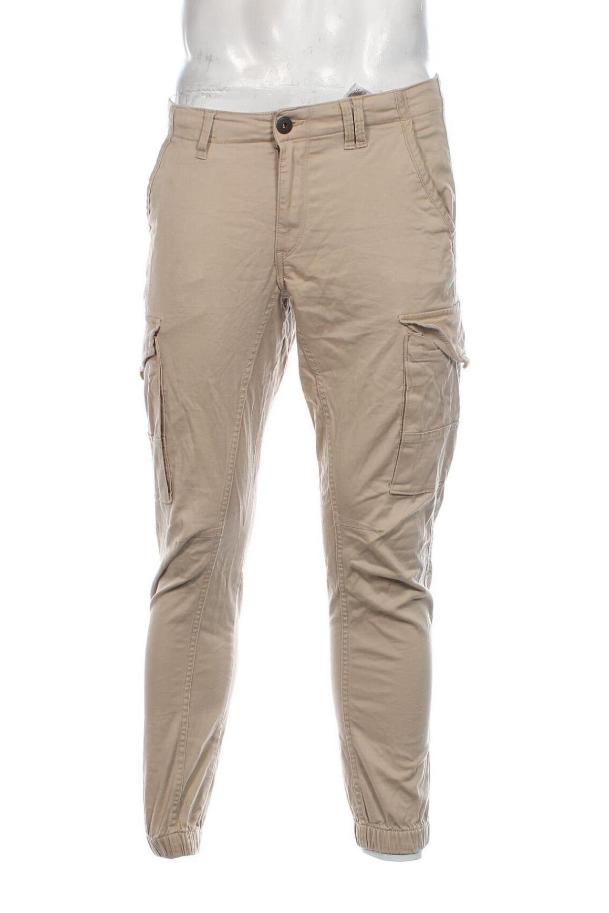 Herrenhose Jack & Jones, Größe M, Farbe Beige, Preis € 9,99