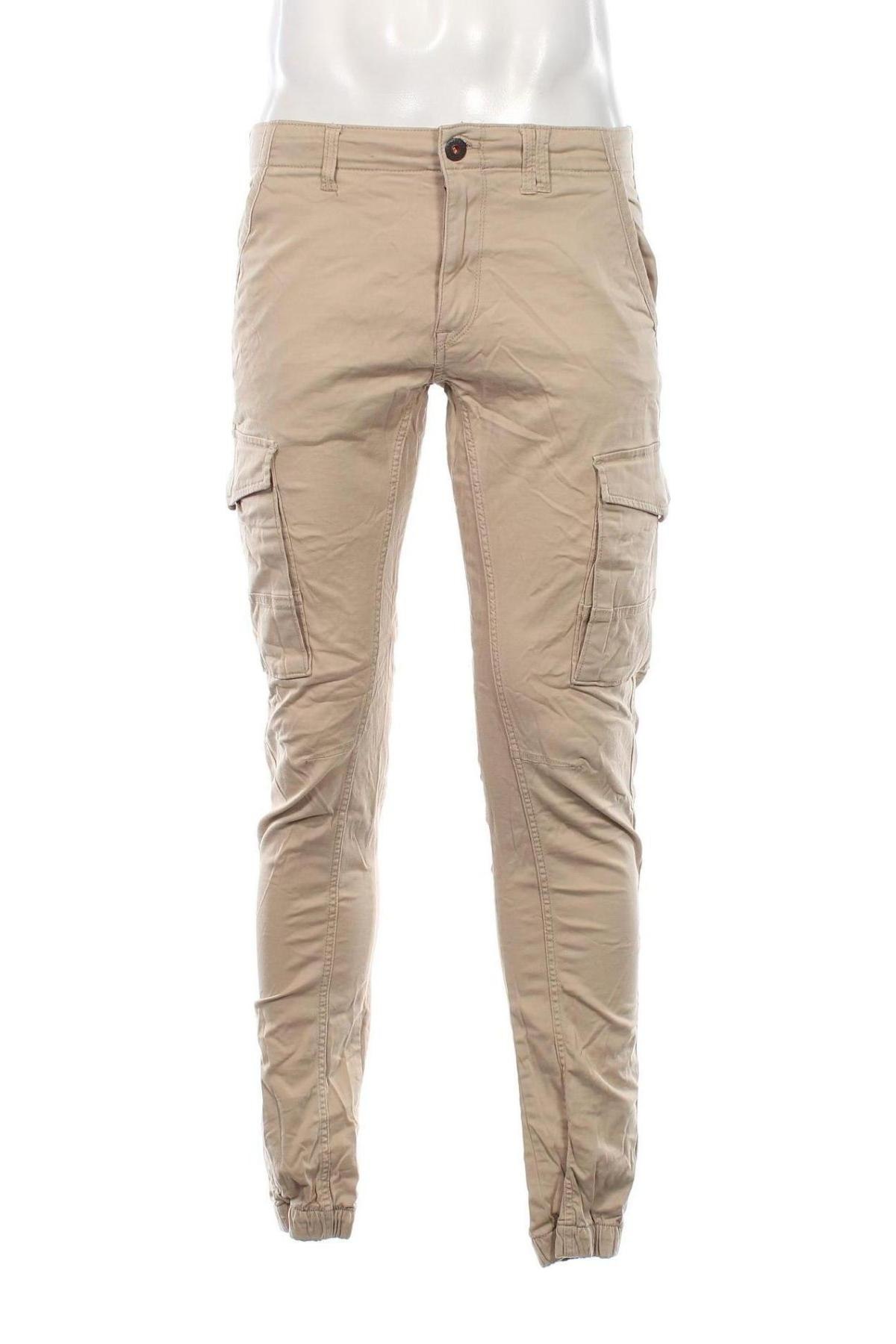 Herrenhose Jack & Jones, Größe M, Farbe Beige, Preis € 11,99