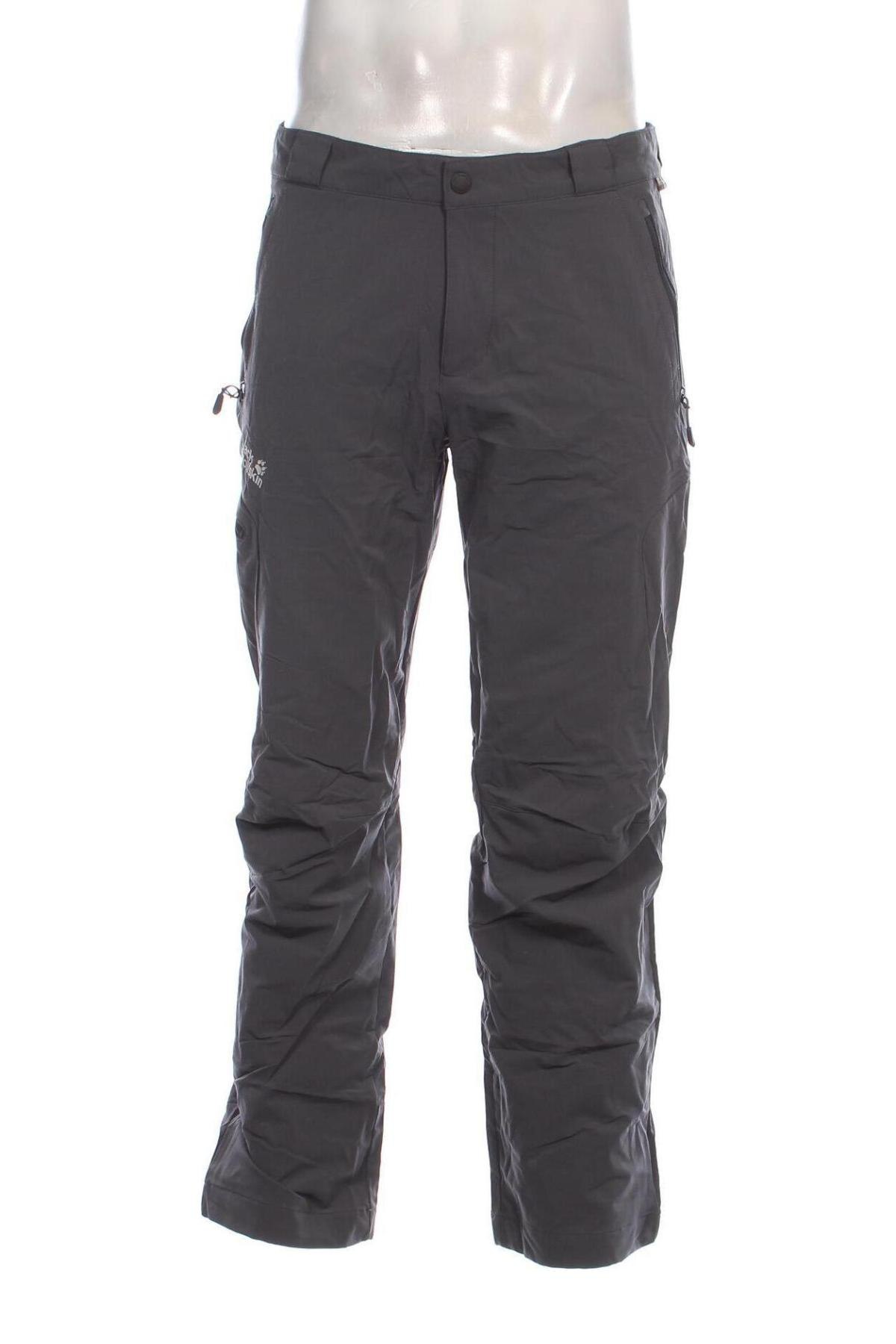 Pantaloni de bărbați Jack Wolfskin, Mărime L, Culoare Gri, Preț 171,99 Lei