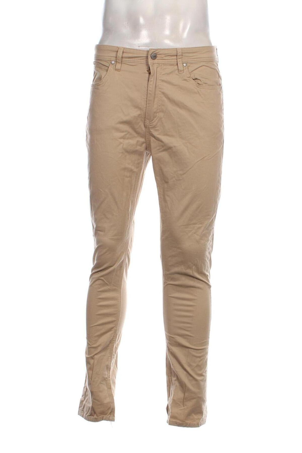 Herrenhose Lee, Größe S, Farbe Beige, Preis 7,49 €