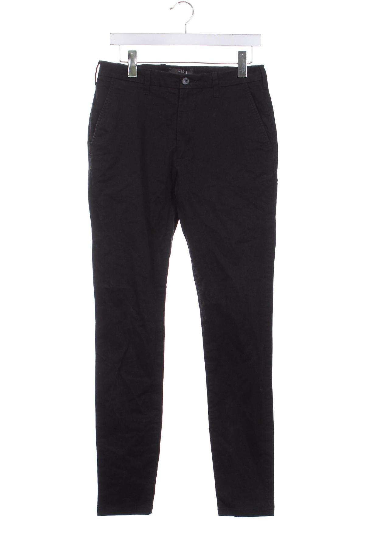 Pantaloni de bărbați Marks & Spencer, Mărime M, Culoare Negru, Preț 80,41 Lei