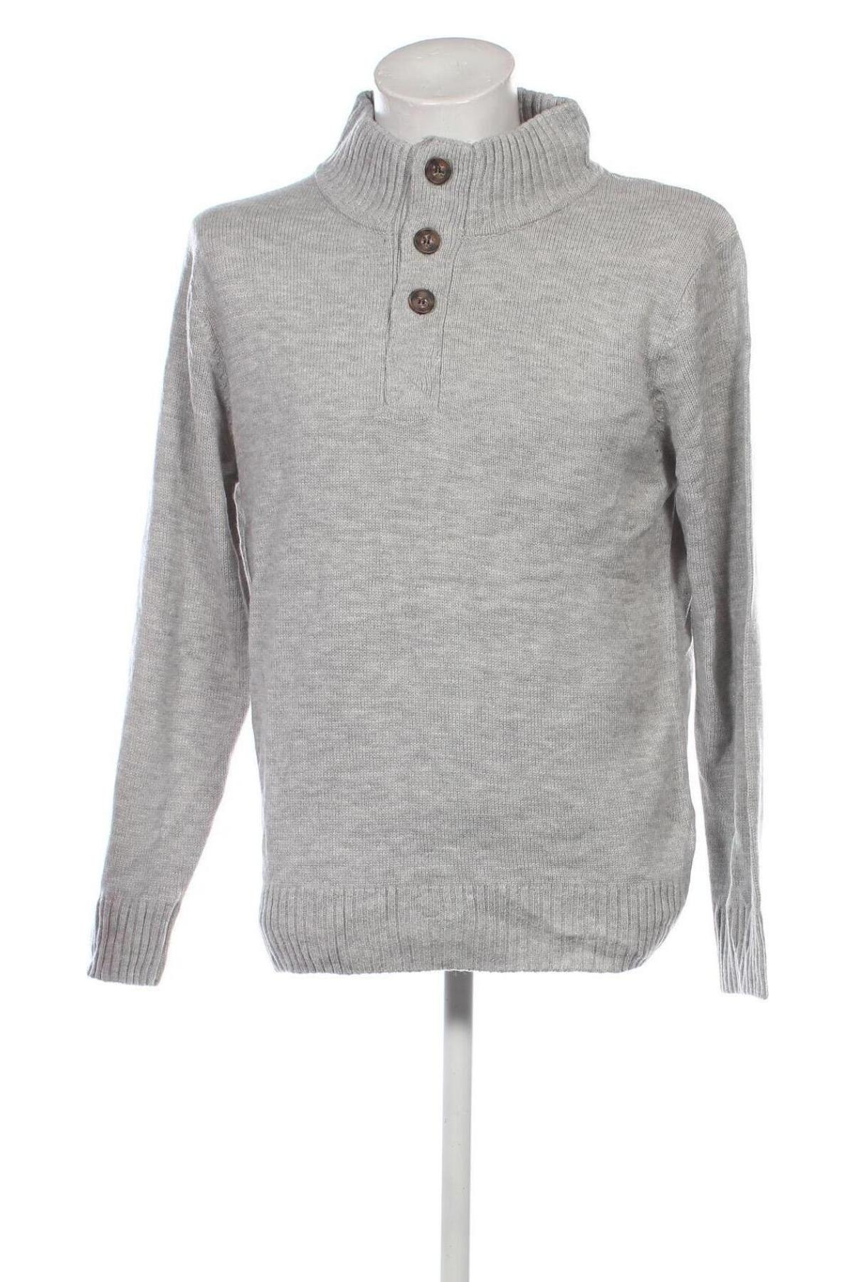 Herrenpullover, Größe L, Farbe Grau, Preis 8,99 €