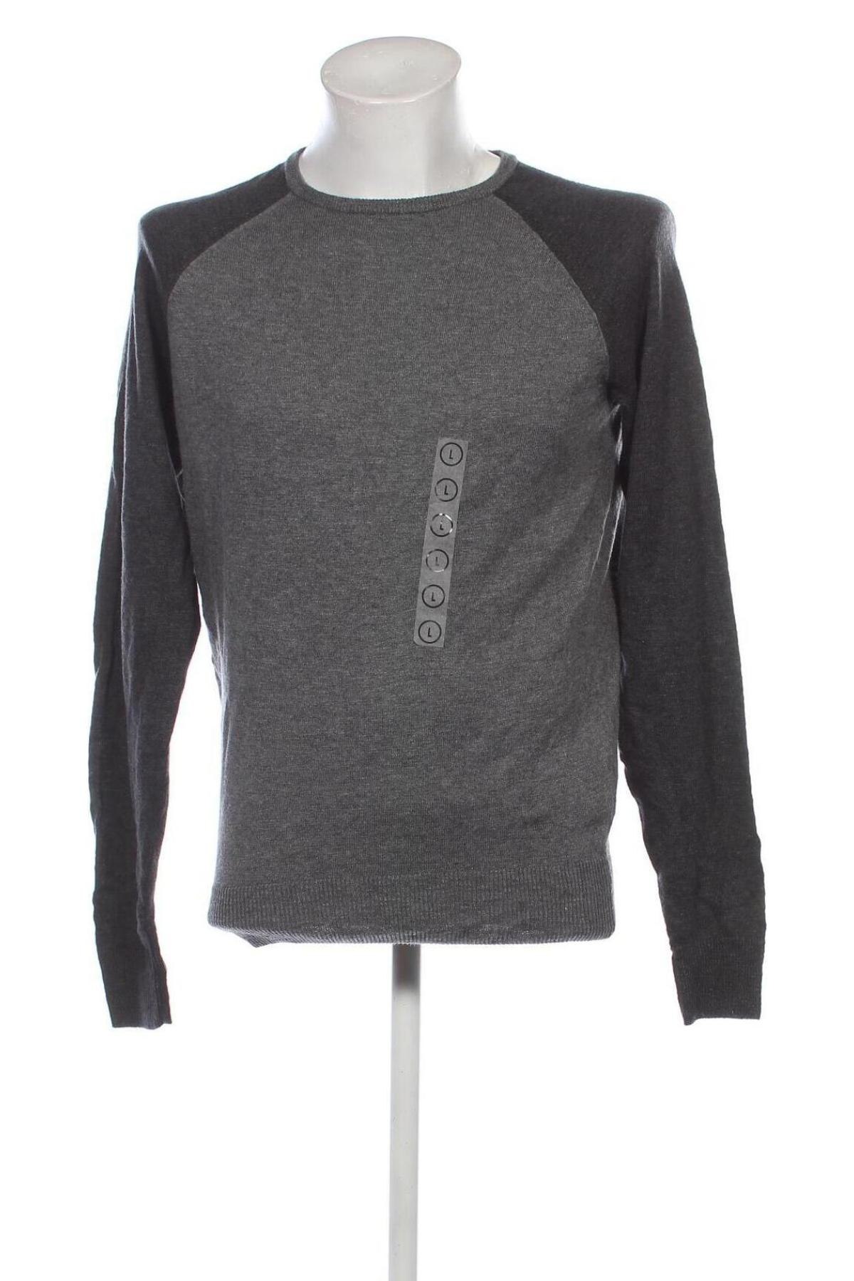 Herrenpullover Angelo Litrico, Größe L, Farbe Grau, Preis 17,49 €