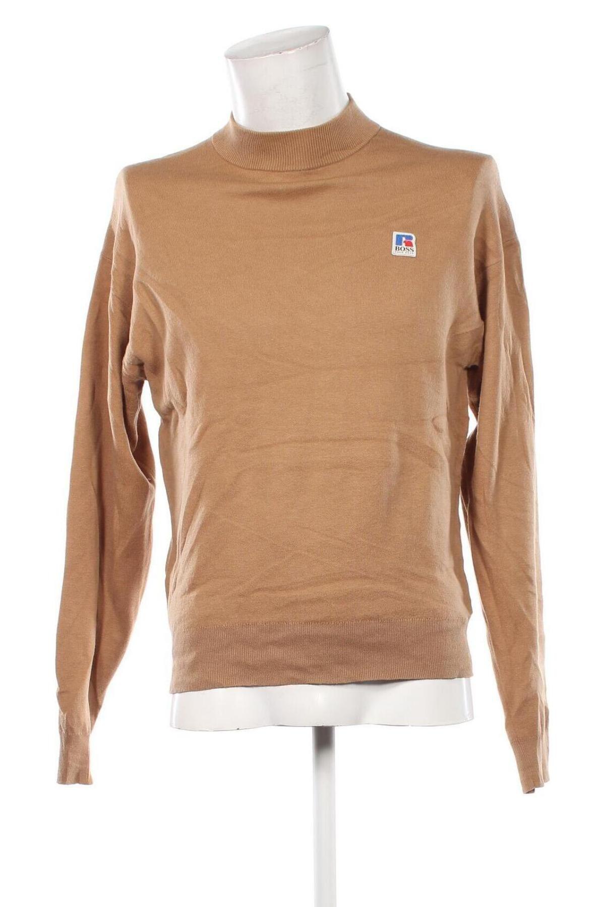 Herrenpullover BOSS x Russell Athletic, Größe S, Farbe Braun, Preis 38,99 €