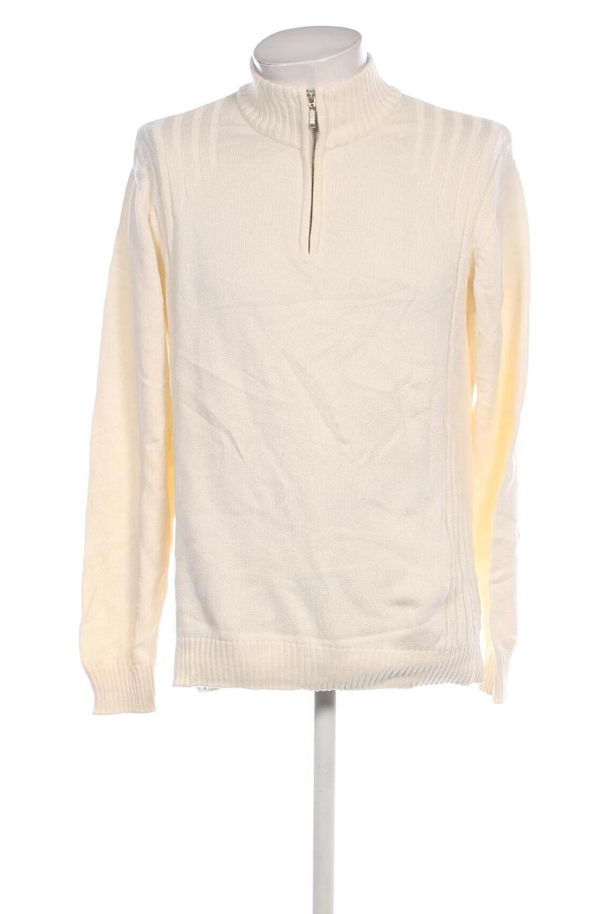 Herrenpullover Best Connections, Größe L, Farbe Ecru, Preis 7,99 €