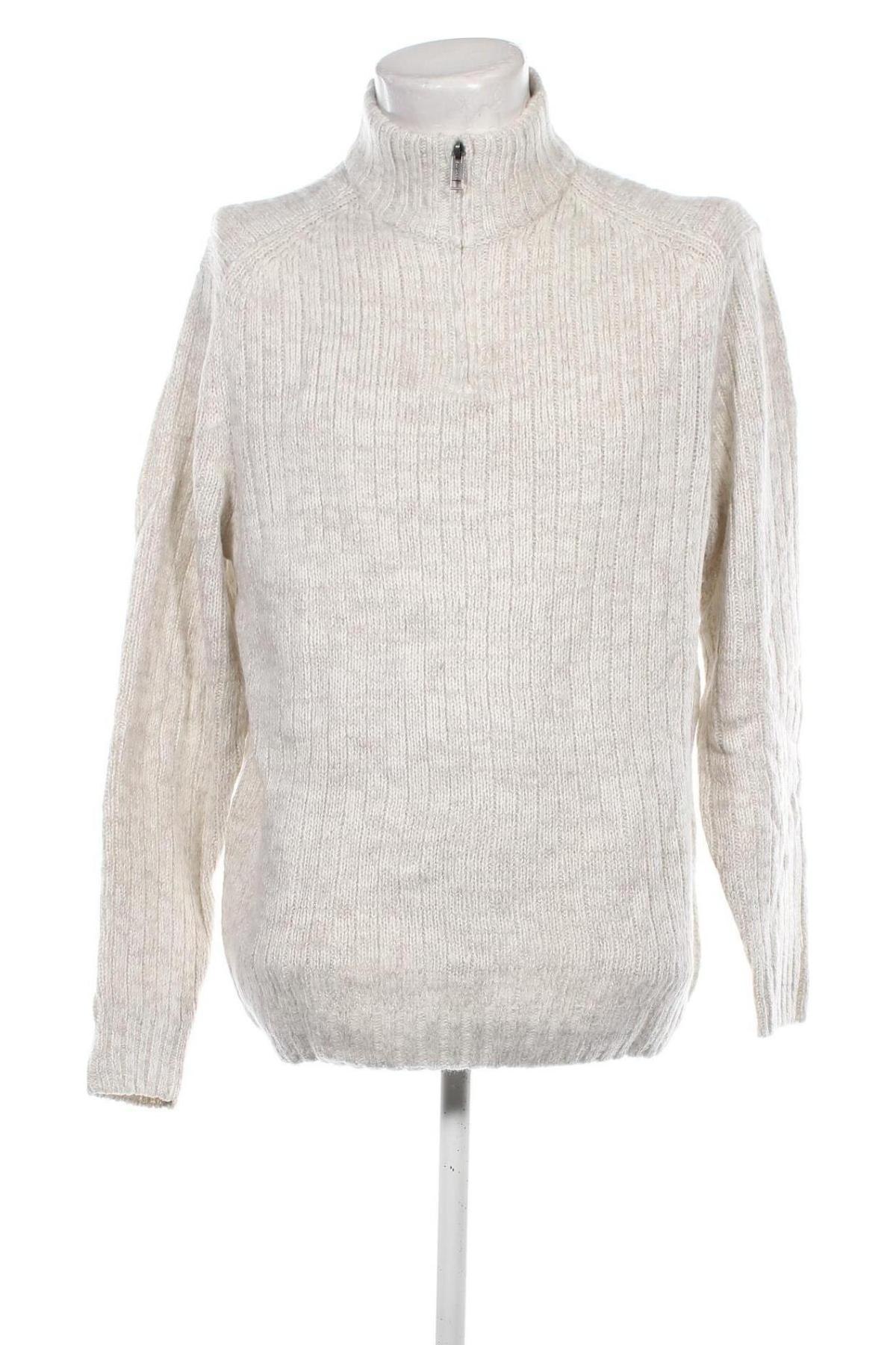 Męski sweter Bpc Bonprix Collection, Rozmiar XL, Kolor Biały, Cena 31,99 zł