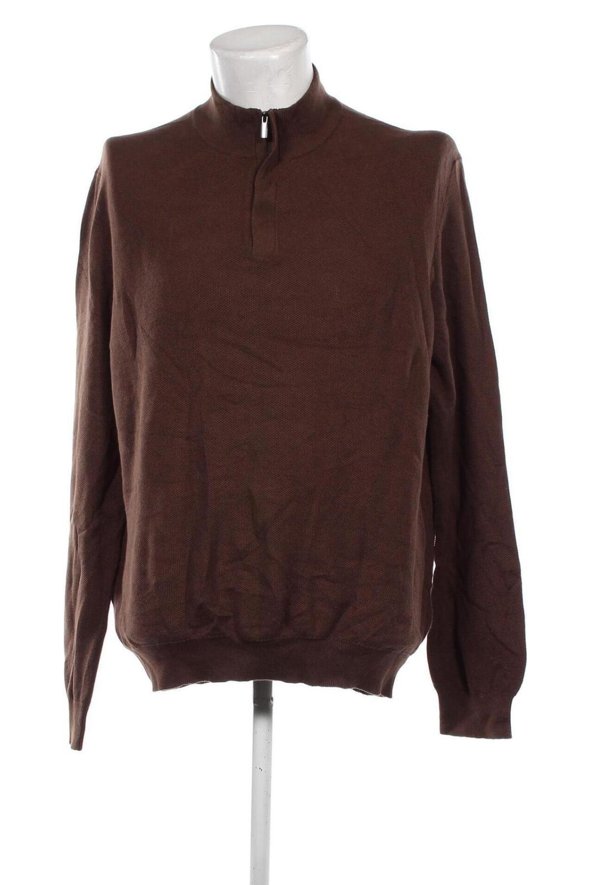 Herrenpullover C&A, Größe XXL, Farbe Braun, Preis 24,99 €