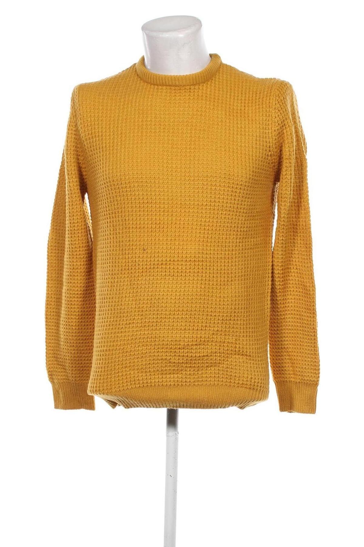 Męski sweter Cotton&silk, Rozmiar XL, Kolor Żółty, Cena 39,99 zł