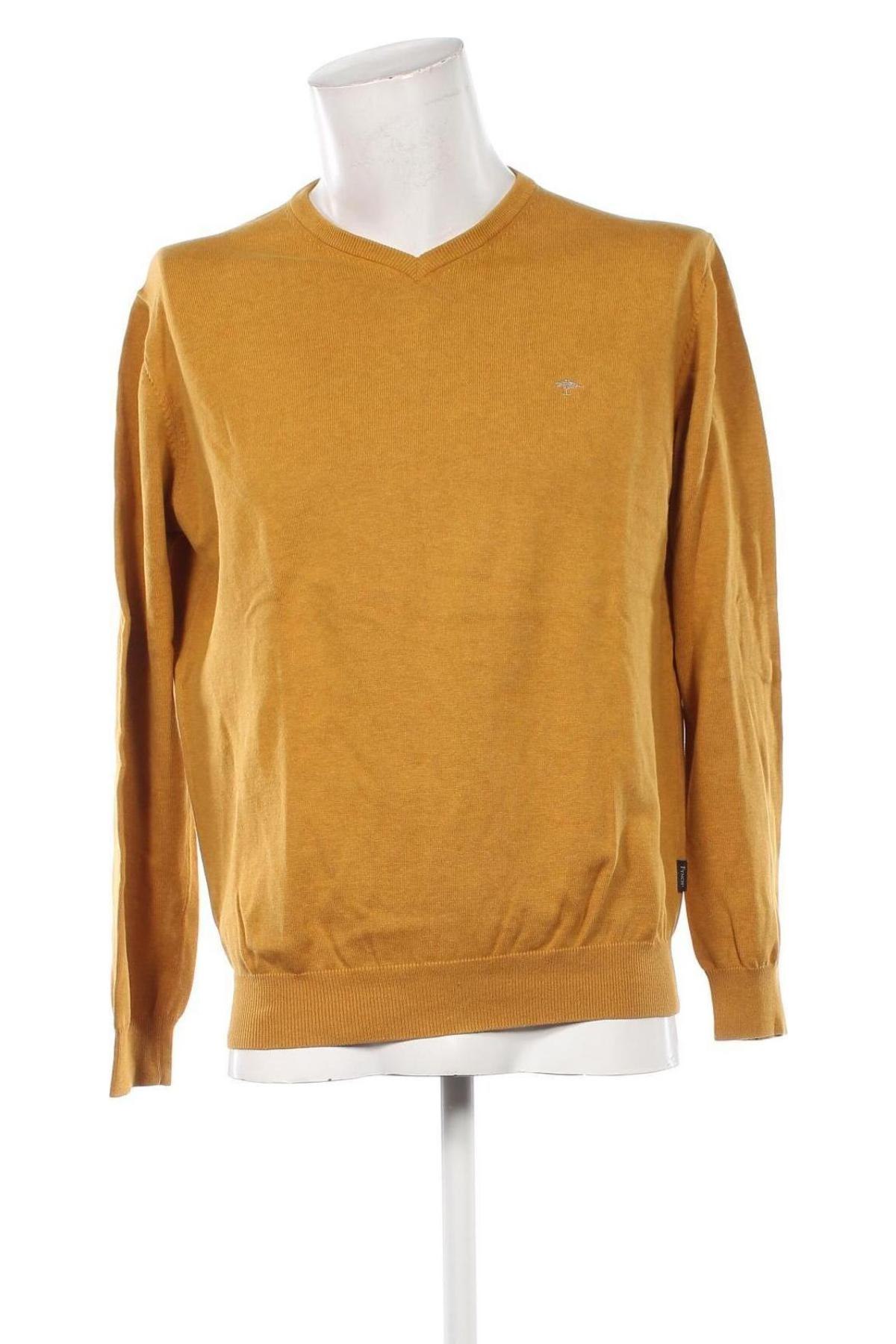 Herrenpullover Fynch-Hatton, Größe L, Farbe Orange, Preis 21,49 €