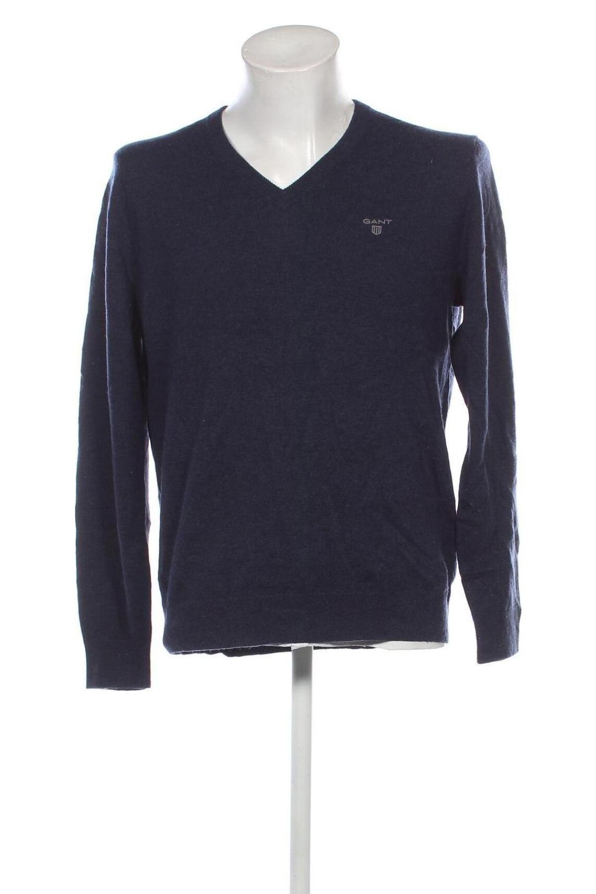 Herrenpullover Gant, Größe L, Farbe Blau, Preis 32,99 €