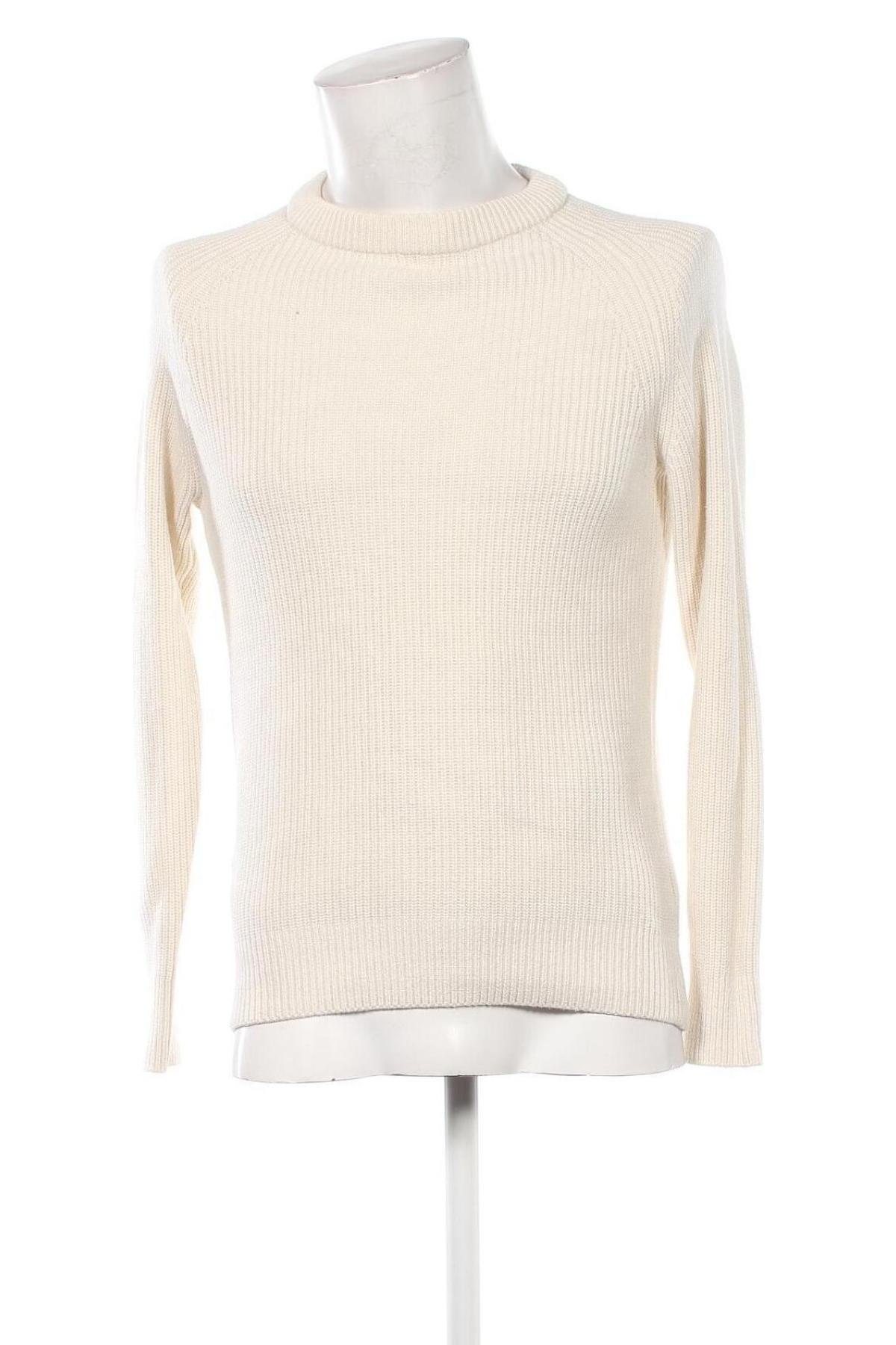 Herrenpullover H&M L.O.G.G., Größe S, Farbe Ecru, Preis 11,99 €