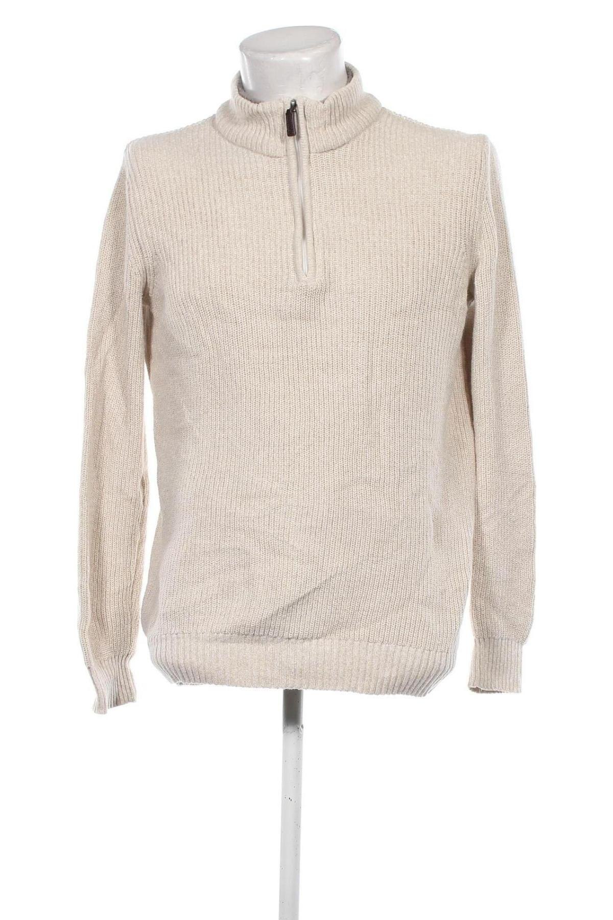 Herrenpullover Izod, Größe L, Farbe Ecru, Preis € 11,99