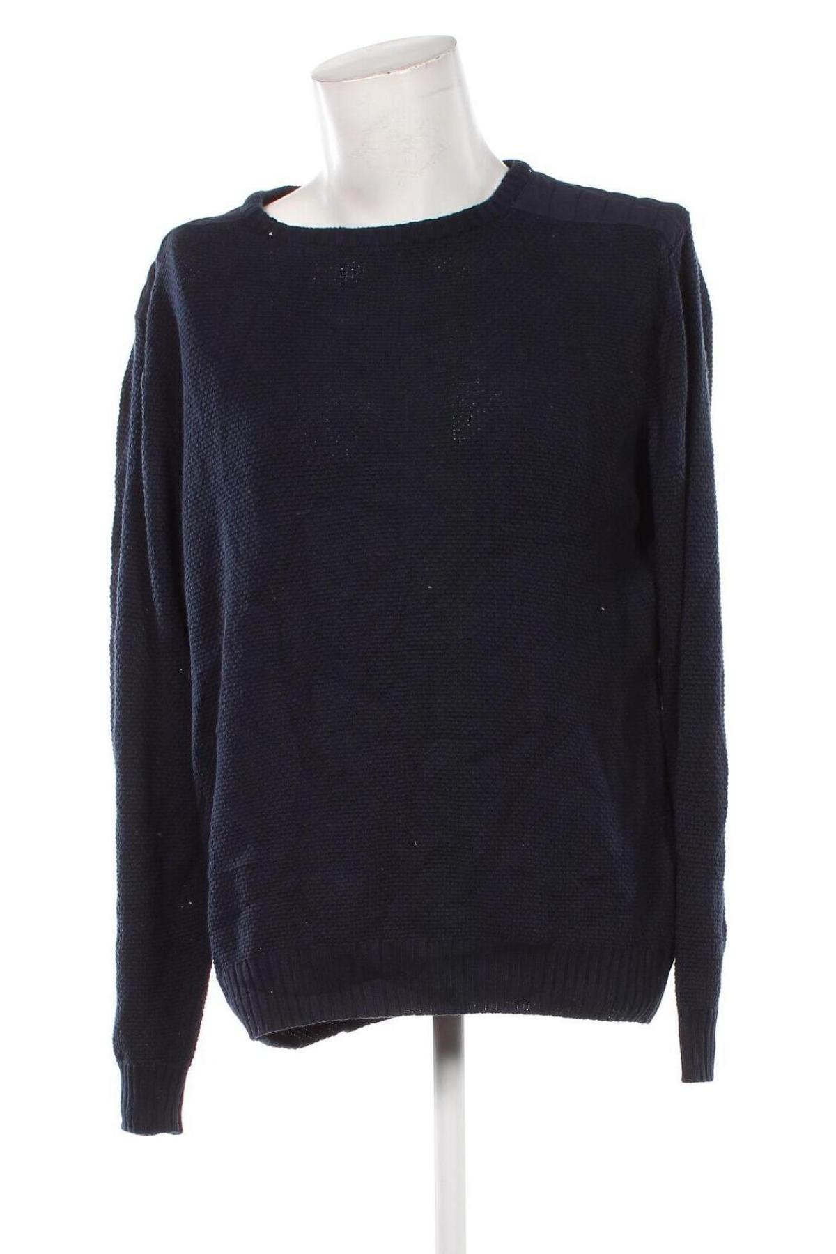 Herrenpullover Jean Pascale, Größe XXL, Farbe Blau, Preis 6,49 €