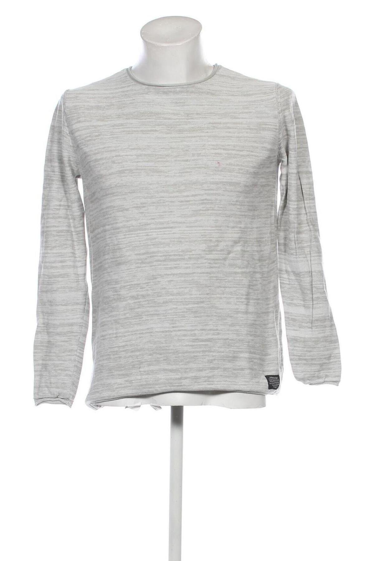 Herrenpullover John Devin, Größe M, Farbe Grau, Preis 5,49 €