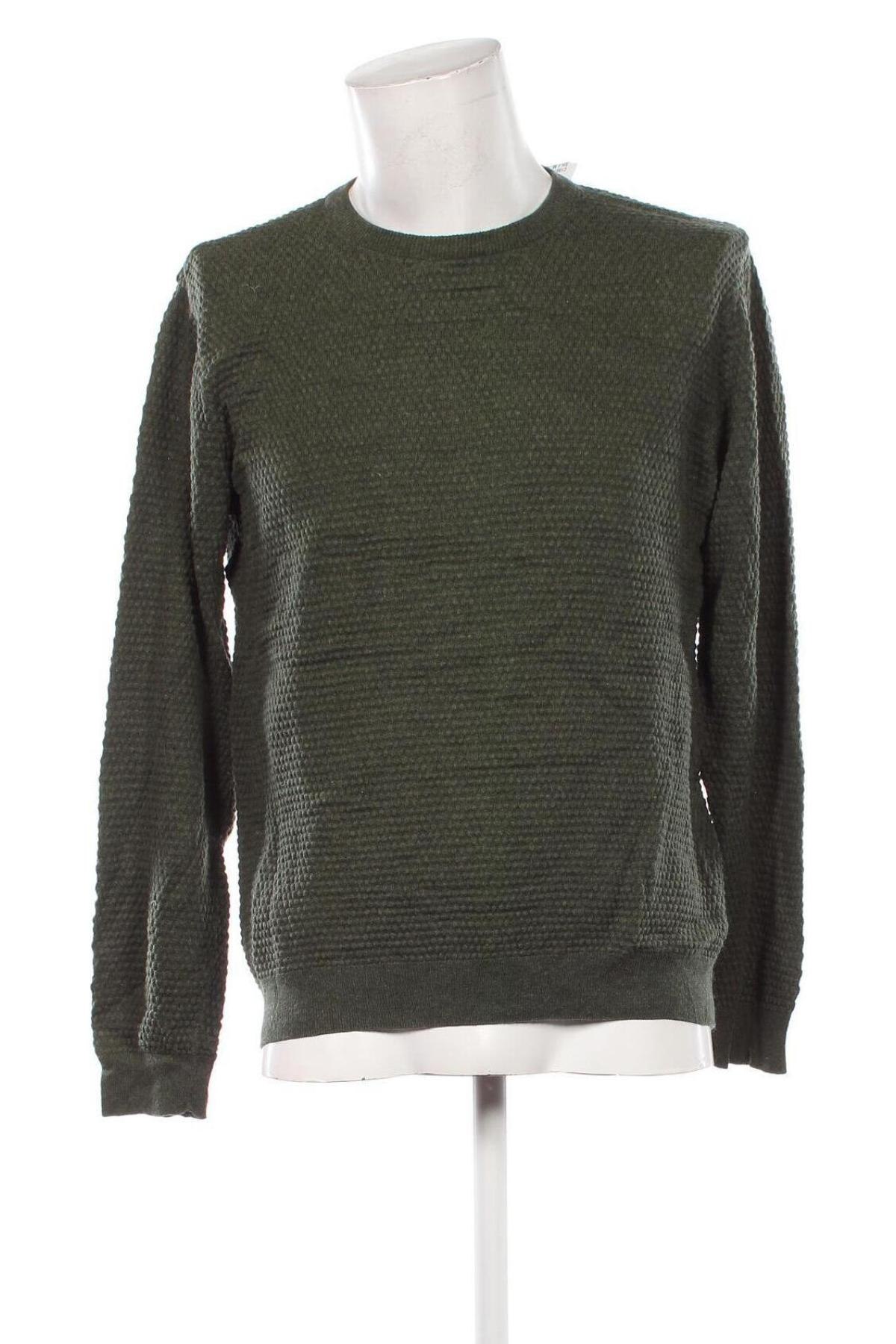 Herrenpullover Knowledge Cotton Apparel, Größe L, Farbe Grün, Preis € 43,49