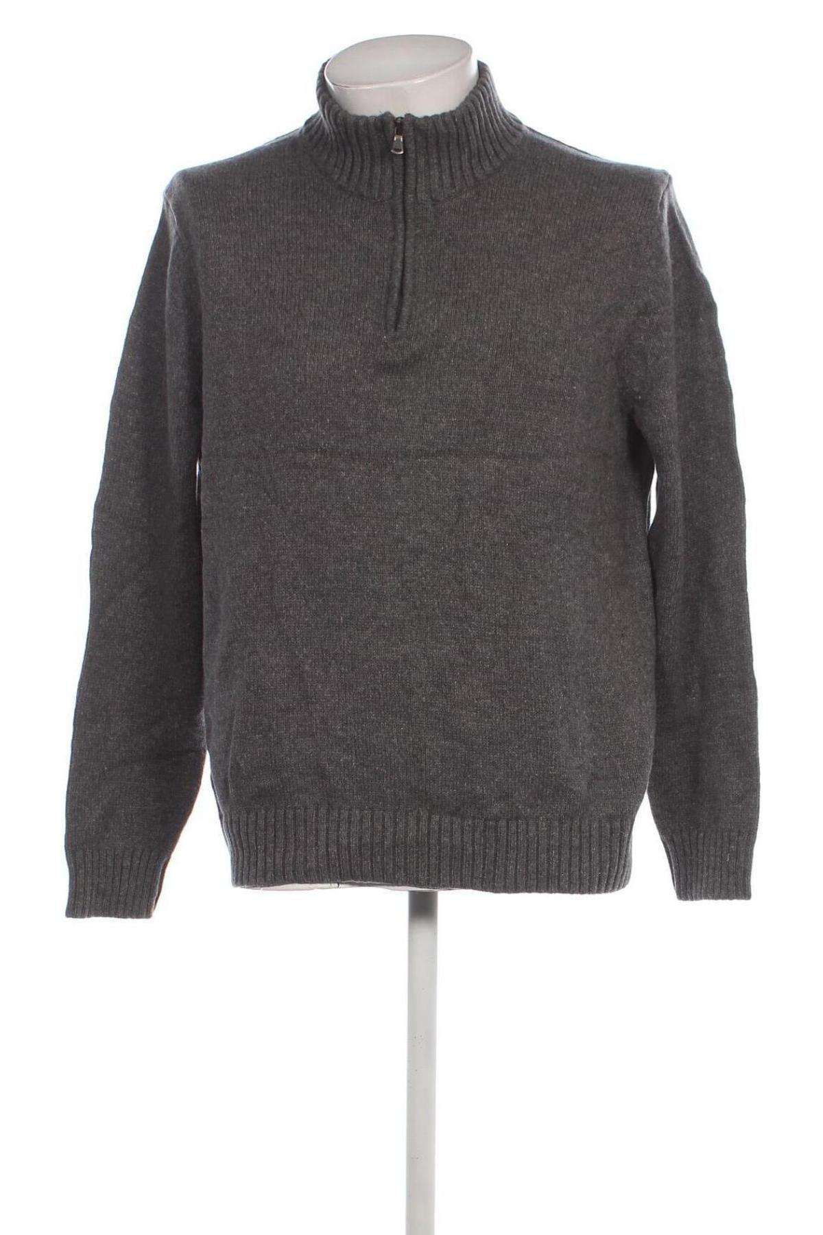 Herrenpullover Lands' End, Größe L, Farbe Grau, Preis € 6,49