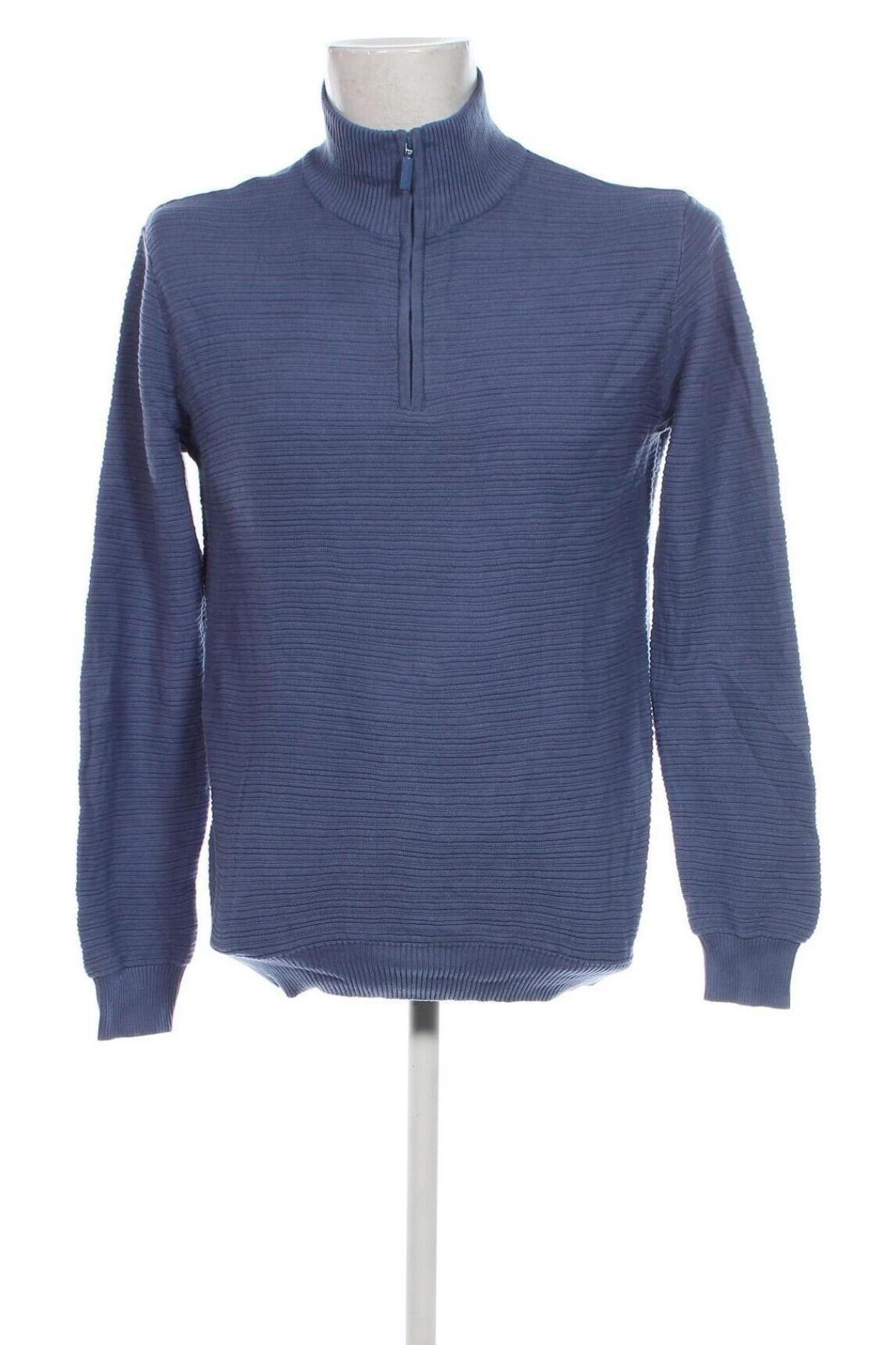 Herrenpullover M.X.O, Größe S, Farbe Blau, Preis 7,99 €