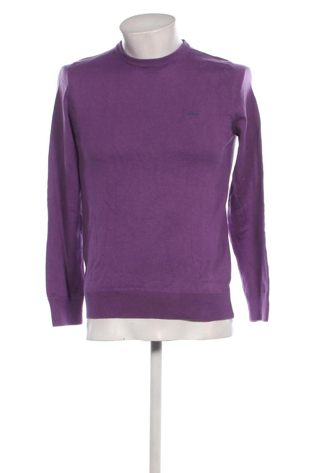 Herrenpullover S.Oliver, Größe S, Farbe Lila, Preis 11,99 €