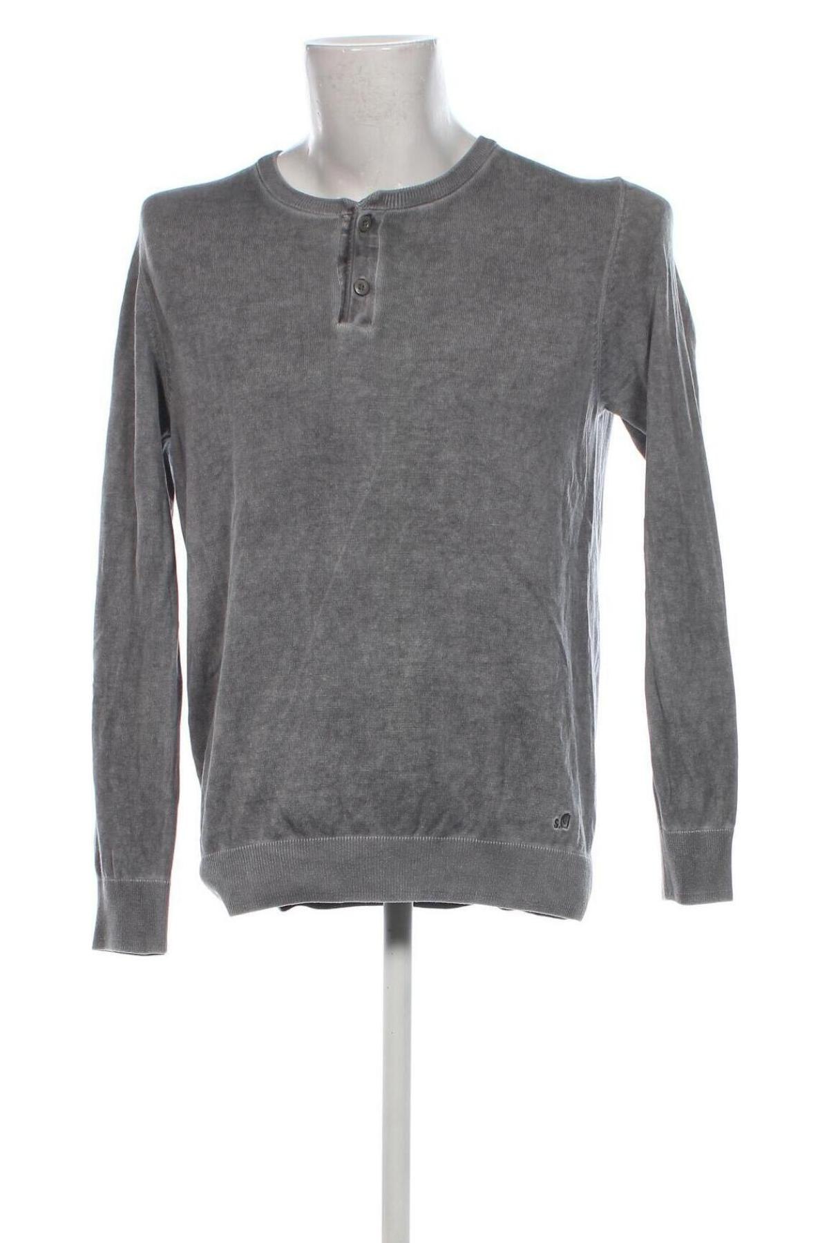 Herrenpullover S.Oliver, Größe M, Farbe Grau, Preis € 5,49