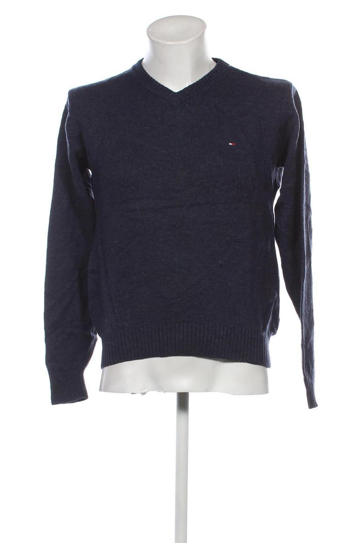 Herrenpullover Tommy Hilfiger, Größe M, Farbe Blau, Preis 27,99 €