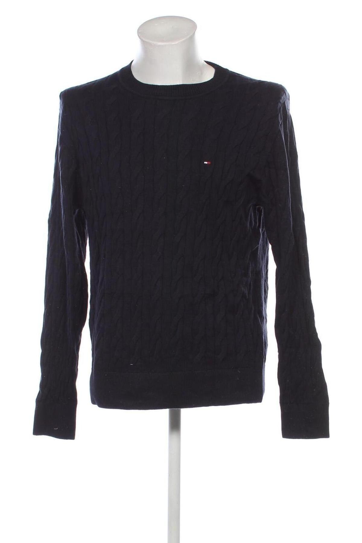 Pulover de bărbați Tommy Hilfiger, Mărime L, Culoare Albastru, Preț 190,99 Lei