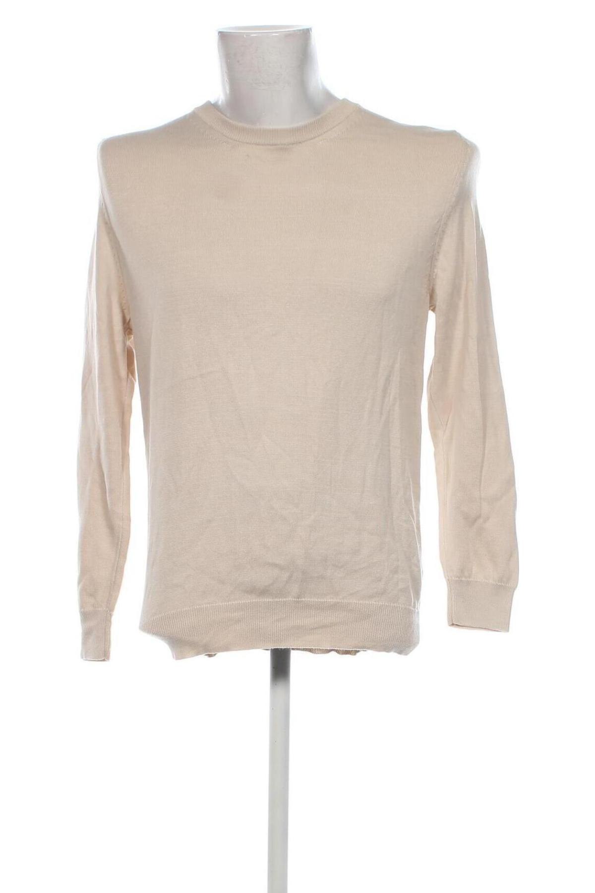 Herrenpullover Zara, Größe M, Farbe Ecru, Preis € 22,49