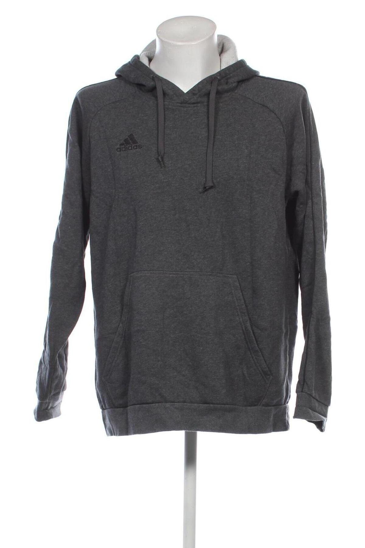 Herren Sweatshirt Adidas, Größe XL, Farbe Grau, Preis 28,99 €