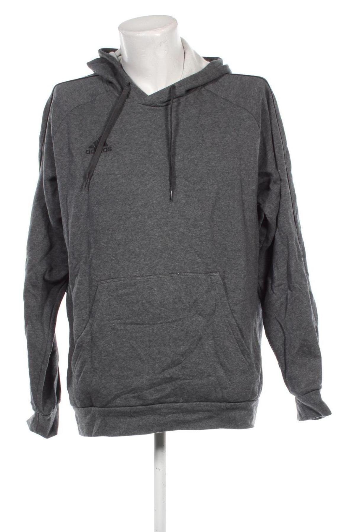 Herren Sweatshirt Adidas, Größe XL, Farbe Grau, Preis € 30,99