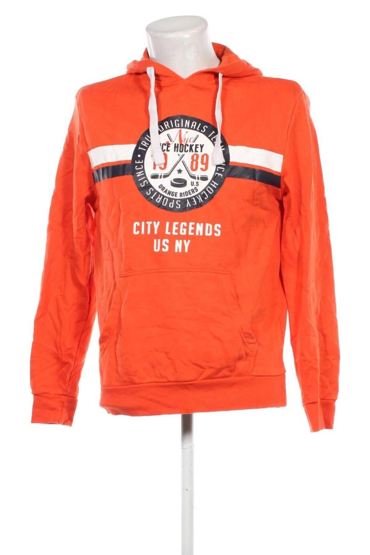 Herren Sweatshirt Angelo Litrico, Größe M, Farbe Orange, Preis € 11,49