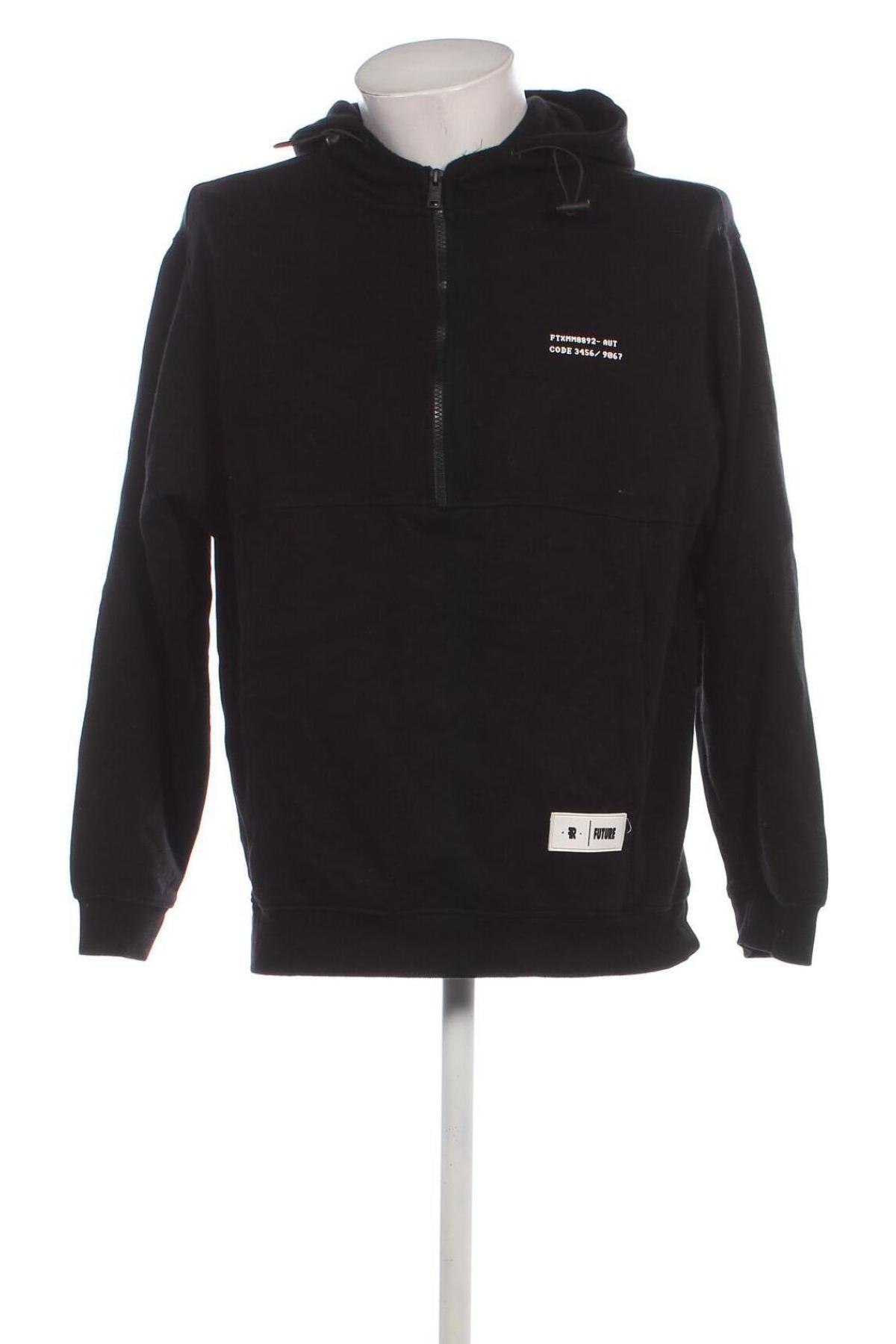 Herren Sweatshirt Bershka, Größe M, Farbe Schwarz, Preis € 11,49